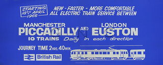 New Faster Electric Manchester-London 1966