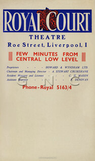 Wirral Trains - Royal Court Theatre, Liverpool