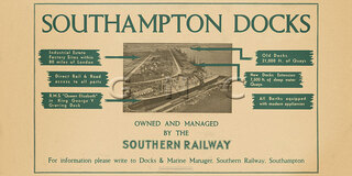 Southampton Docks... Southern Railway