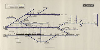 Fenchurch St Suburban LTS Lines Map Diagram c1968