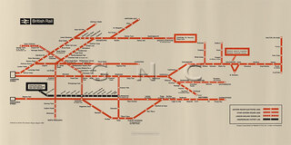 Fenchurch St Suburban LTS Lines Map Diagram 1969