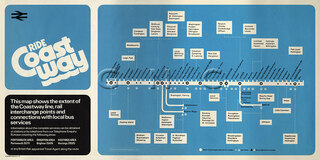 BR (S) Portsmouth - Hastings Map Diagram 1973 - British Rail Southern Region