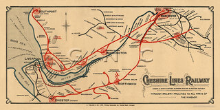 Cheshire Lines Committee Area Map Diagram [1] - Cheshire Lines Committee (LMS)