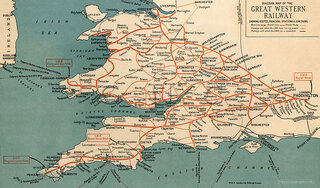 GWR General System Map Diagram c1930 [2]