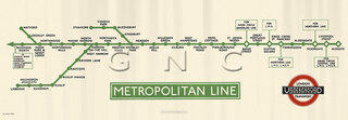 Metropolitan, Underground, Suburban Diagram 1937 