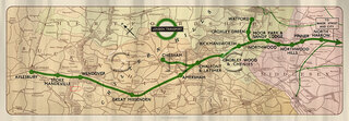 Metropolitan, Underground, Aylesbury Diagram 1948 