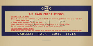 Air Raid Precautions, Black Out Hours, Careless Talk