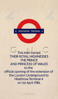 This Train Carried Royal Highnesses To Heathrow 1986