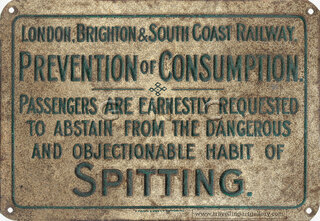 Prevention Of Consumption - No Spitting